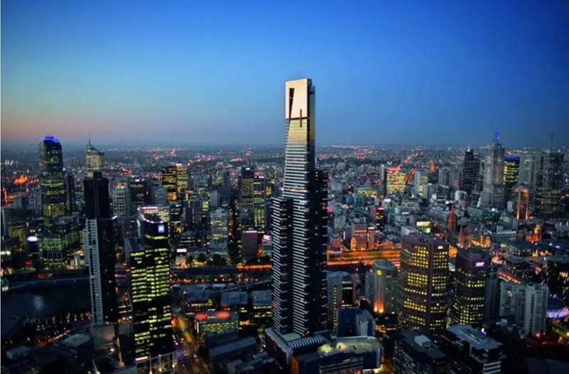 墨爾本的發現大樓（Eureka Tower）-世界上最高的住宅建筑之一